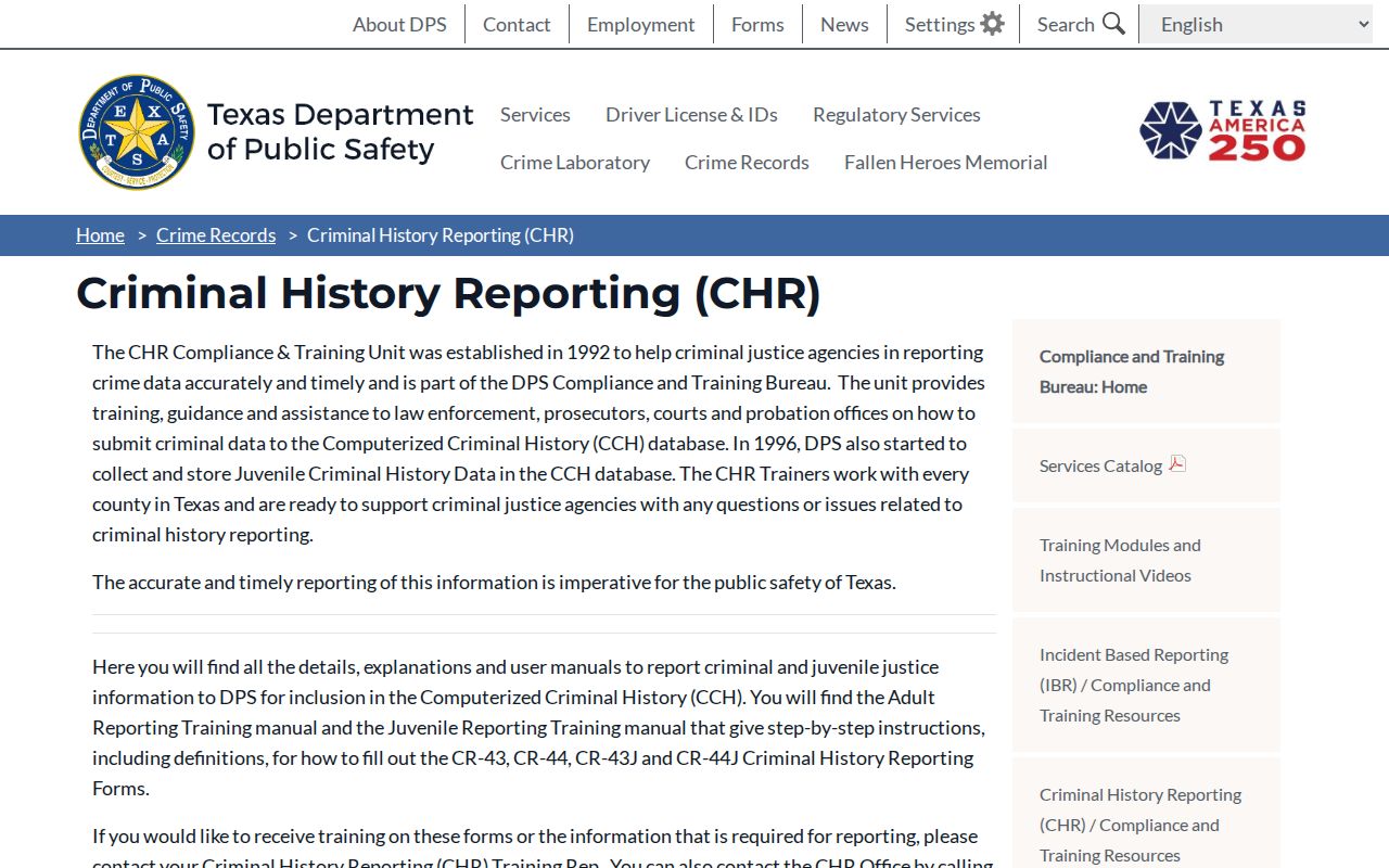 Bandera County arrest records Texas DPS reporting chain
